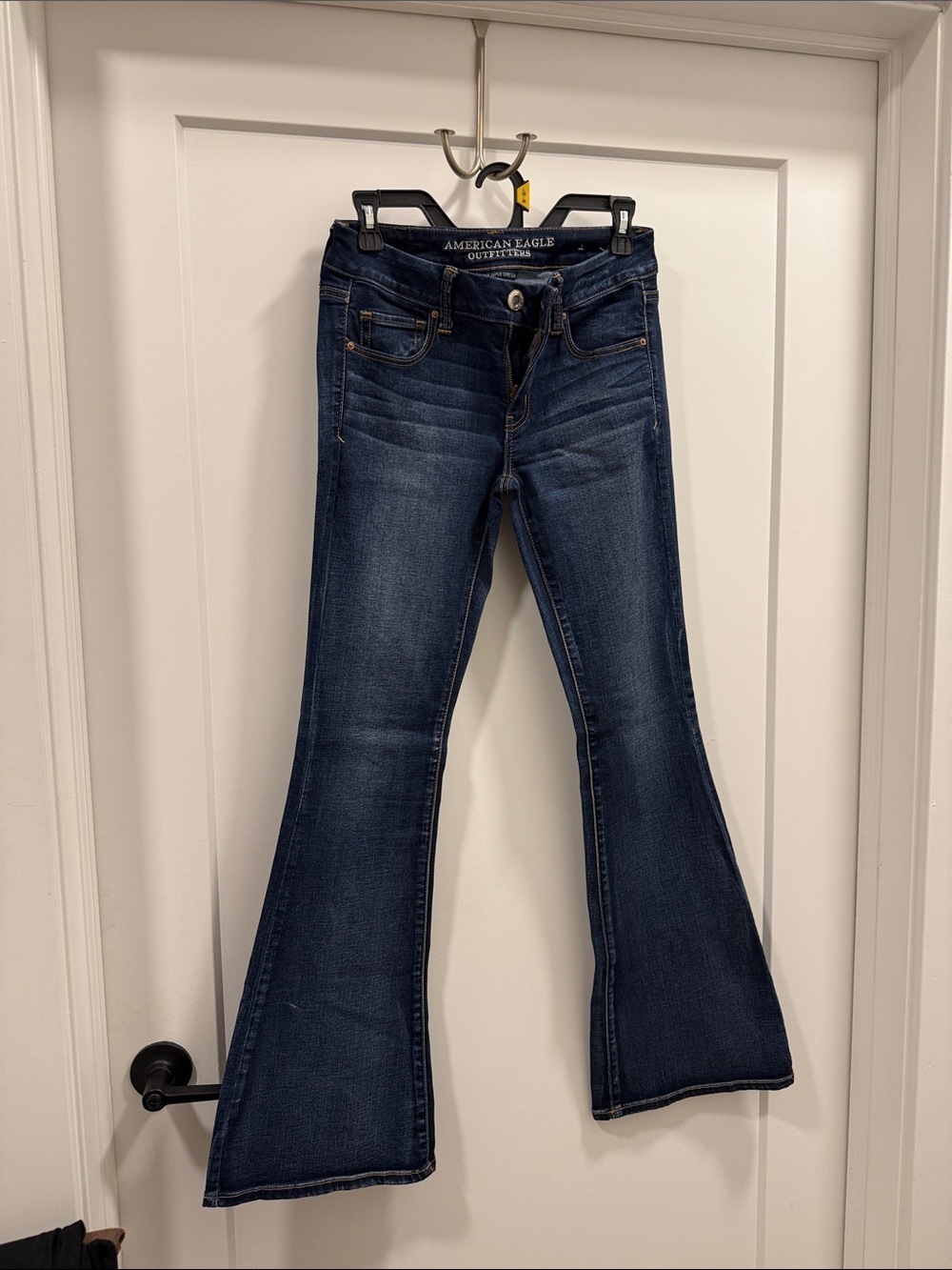 American Eagle Outfitters Women's Dark Indigo Flare Jeans
